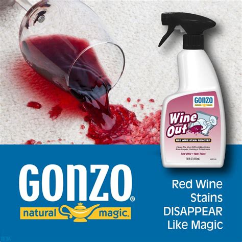 Removing stains has never been easier with Gonzo Natural Magic Stain Remover